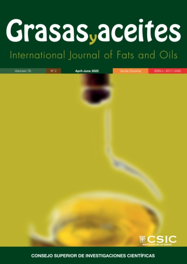 Grasas y Aceites, Vol. 76, núm. 2