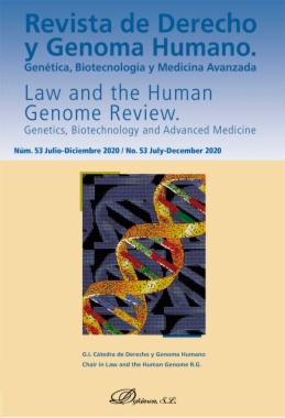 Revista de derecho y genoma humano = Law and the Human Genome Review. Número 53