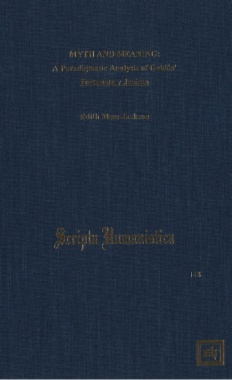 Myth And Meaning: A Paradigmatic Analysis Of Galdós's Fortunata y Jacinta