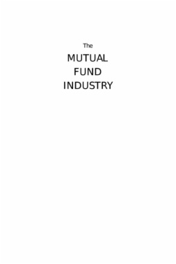 The Mutual Fund Industry