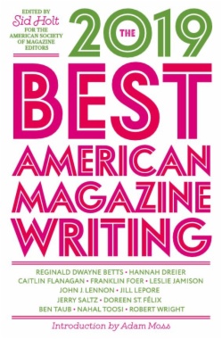 The Best American Magazine Writing 2019