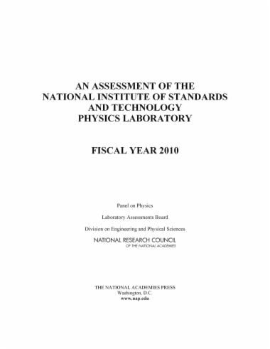 An Assessment of the National Institute of Standards and Technology Physics Laboratory