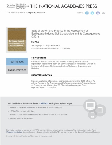 State of the Art and Practice in the Assessment of Earthquake-Induced Soil Liquefaction and Its Consequences