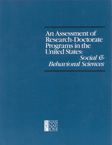 An Assessment of Research-Doctorate Programs in the United States