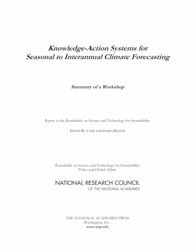 Knowledge-Action Systems for Seasonal to Interannual Climate Forecasting