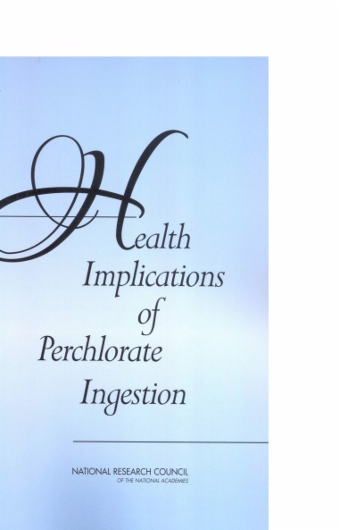 Health Implications of Perchlorate Ingestion