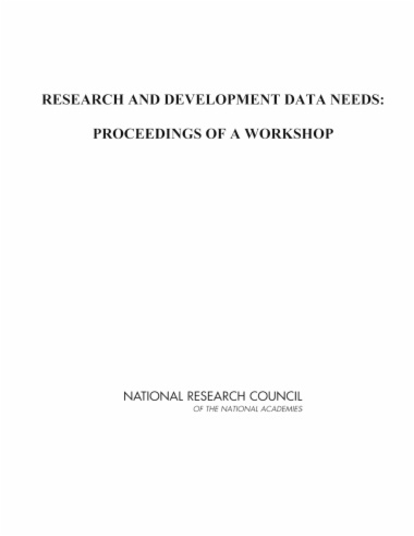 Research and Development Data Needs