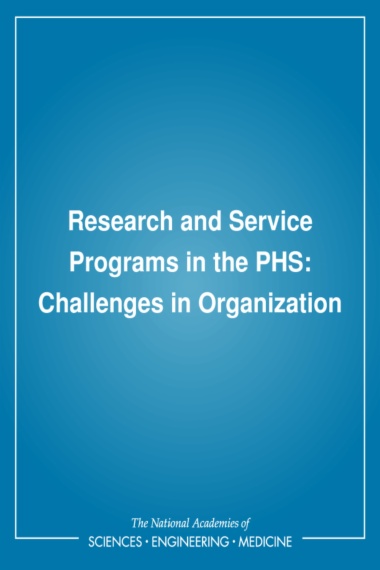 Research and Service Programs in the PHS