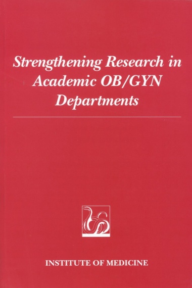 Strengthening Research in Academic OB/GYN Departments