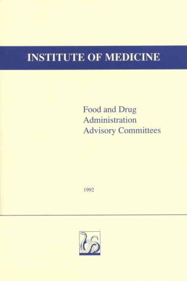 Food and Drug Administration Advisory Committees