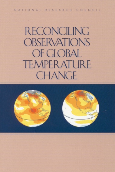 Reconciling Observations of Global Temperature Change