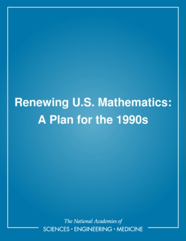 Renewing U.S. Mathematics