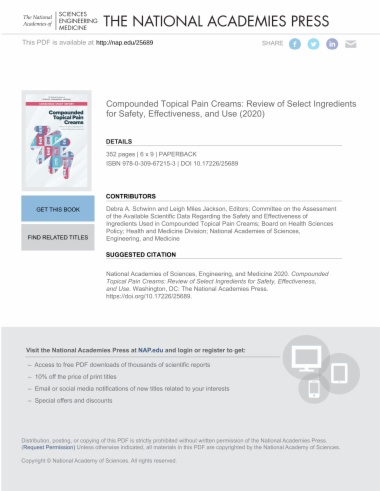 Compounded Topical Pain Creams