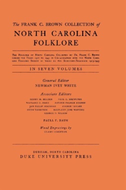 The Frank C. Brown Collection of NC Folklore
