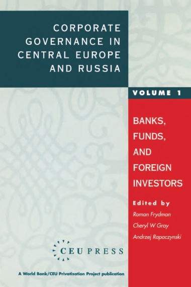 Corporate Governance in Central Europe and Russia