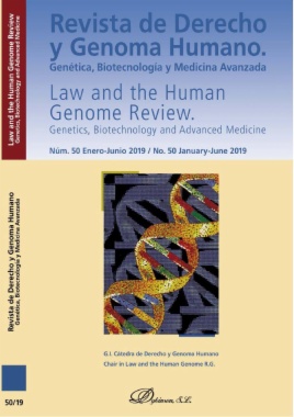Revista de derecho y genoma humano = Law and the Human Genome Review. Núm. 50