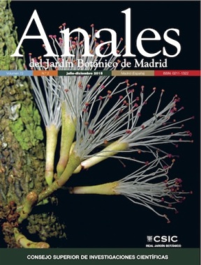 Anales del Jardín Botánico de Madrid Vol. 72, Número 2