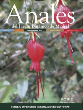 Anales del Jardín Botánico de Madrid Vol. 73, Número 2