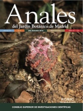 Anales del Jardín Botánico de Madrid Vol. 70, Número 2