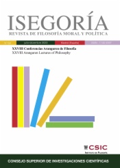 Isegoría. Revista de filosofía moral y política