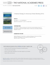 A National Strategy for Advancing Climate Modeling