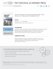 Airport Passenger Screening Using Backscatter X-Ray Machines