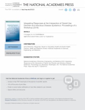 Integrating Responses at the Intersection of Opioid Use Disorder and Infectious Disease Epidemics