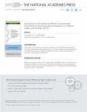 An Approach to Evaluate the Effects of Concomitant Prescribing of Opioids and Benzodiazepines on Veteran Deaths and Suicides