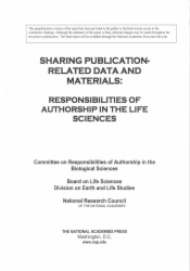 Sharing Publication-Related Data and Materials