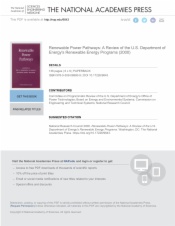 Renewable Power Pathways