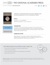 Utilization of Operational Environmental Satellite Data