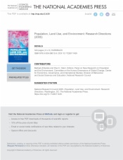 Population, Land Use, and Environment