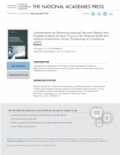 Considerations for Returning Individual Genomic Results from Population-Based Surveys: Focus on the National Health and Nutrition Examination Survey