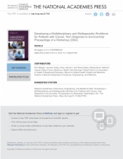 Developing a Multidisciplinary and Multispecialty Workforce for Patients with Cancer, from Diagnosis to Survivorship