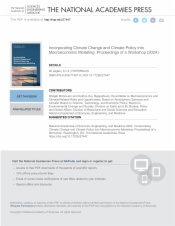 Incorporating Climate Change and Climate Policy into Macroeconomic Modeling