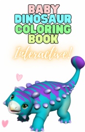 Baby Dinosaur Coloring Book Interactive!