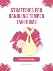 Strategies for Handling Temper Tantrums