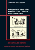 Gobiernos y ministros españoles en la Edad Contemporánea
