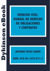 Derecho Civil. Manual de Derecho de Obligaciones y Contratos