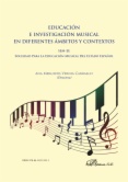 Educación e investigación musical en diferentes ámbitos y contextos