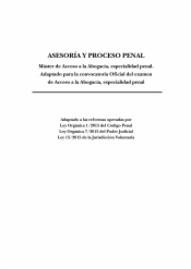 Asesoría y Proceso Penal