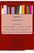 Familia. Cuadernos prácticos Bolonia I : el matrimonio, situaciones análogas a la convivencia. Medidas y efectos comunes a los procedimientos de nulidad, separación y divorcio y el Registro Civil