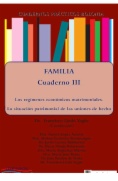 Familia. Cuadernos prácticos Bolonia III : los regímenes económicos matrimoniales, la situación patrimonial de las uniones de hecho