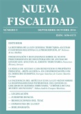 Nueva fiscalidad. Año 2016, Número 5