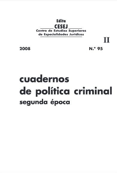 Cuadernos de política criminal. Número 95