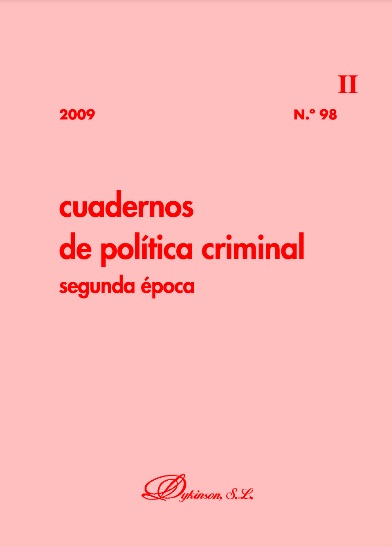 Cuadernos de política criminal. Número 98