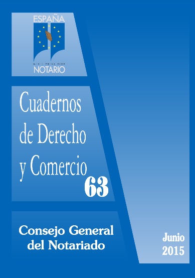 Cuadernos de derecho y comercio Número 63