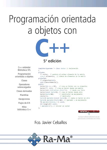 Programación orientada a objetos con C++